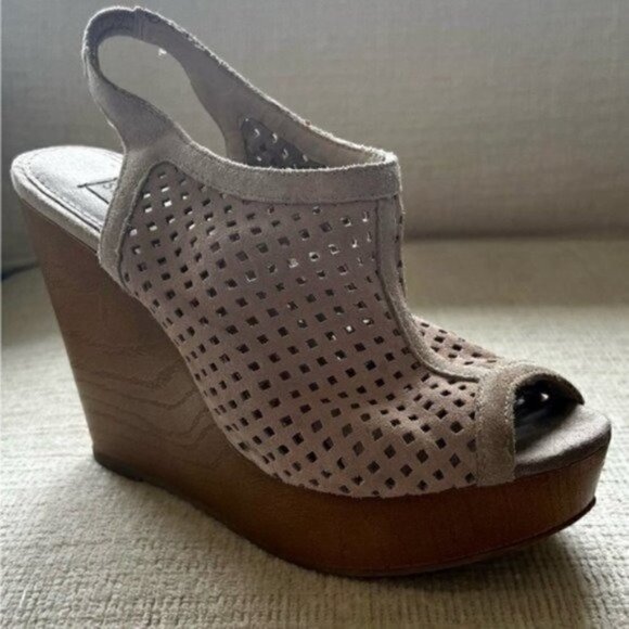 Steve Madden Platform Wedge Sandals - Slingback Platform Sandals -Fall Sandals - Picture 2 of 8